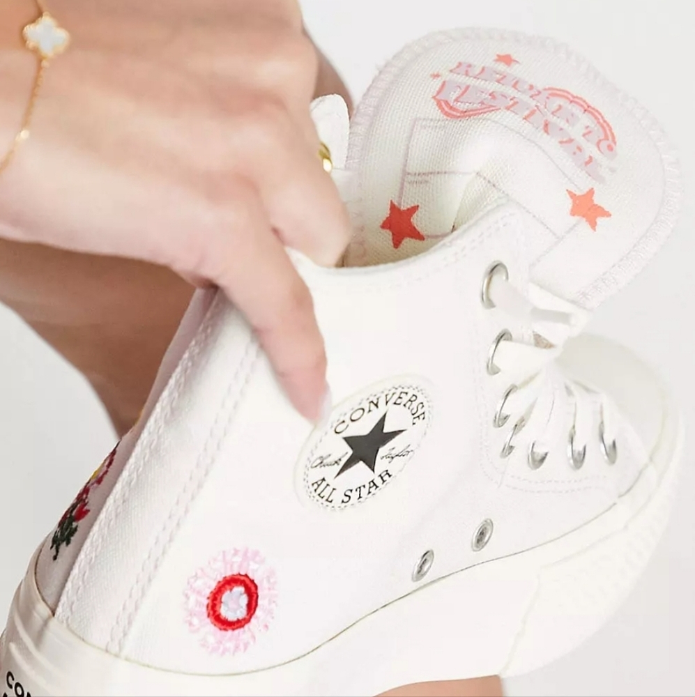 Converse Chuck Taylor All Star Hi Lift Return To Festival embroidered canvas - Picture 6 of 8